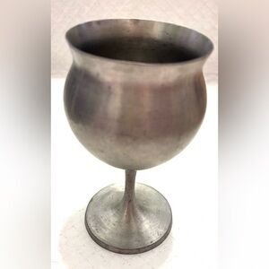 Tall Pewter Water/Wine Goblet      PEWTER CHALIS SELADIA NORWAY